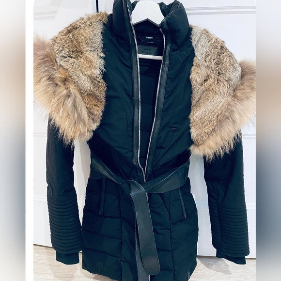 Like new - WOMENS RUDSAK MODA BLACK/NATURAL FUR XS - Picture 8 of 11